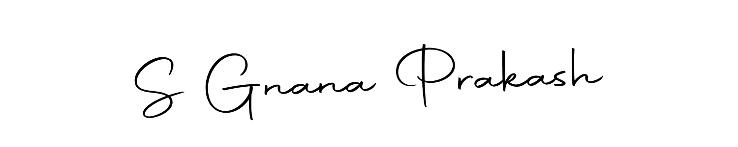 Design your own signature with our free online signature maker. With this signature software, you can create a handwritten (Autography-DOLnW) signature for name S Gnana Prakash. S Gnana Prakash signature style 10 images and pictures png