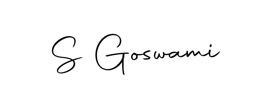 Make a beautiful signature design for name S Goswami. With this signature (Autography-DOLnW) style, you can create a handwritten signature for free. S Goswami signature style 10 images and pictures png