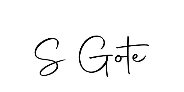 S Gote stylish signature style. Best Handwritten Sign (Autography-DOLnW) for my name. Handwritten Signature Collection Ideas for my name S Gote. S Gote signature style 10 images and pictures png