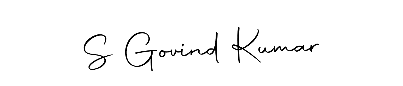 Make a beautiful signature design for name S Govind Kumar. Use this online signature maker to create a handwritten signature for free. S Govind Kumar signature style 10 images and pictures png