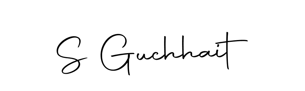 Design your own signature with our free online signature maker. With this signature software, you can create a handwritten (Autography-DOLnW) signature for name S Guchhait. S Guchhait signature style 10 images and pictures png