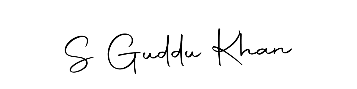 You should practise on your own different ways (Autography-DOLnW) to write your name (S Guddu Khan) in signature. don't let someone else do it for you. S Guddu Khan signature style 10 images and pictures png