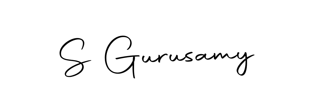 You can use this online signature creator to create a handwritten signature for the name S Gurusamy. This is the best online autograph maker. S Gurusamy signature style 10 images and pictures png