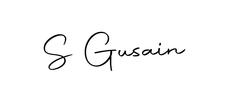 How to make S Gusain name signature. Use Autography-DOLnW style for creating short signs online. This is the latest handwritten sign. S Gusain signature style 10 images and pictures png