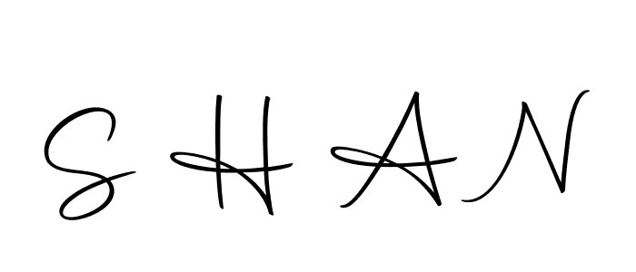 How to make S H A N name signature. Use Autography-DOLnW style for creating short signs online. This is the latest handwritten sign. S H A N signature style 10 images and pictures png