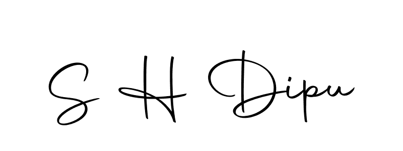 How to Draw S H Dipu signature style? Autography-DOLnW is a latest design signature styles for name S H Dipu. S H Dipu signature style 10 images and pictures png