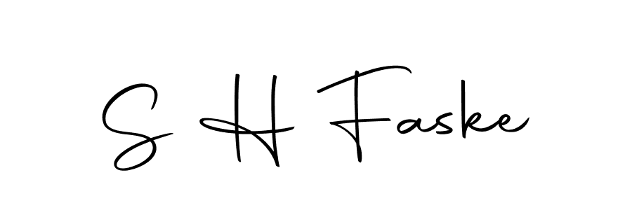 Here are the top 10 professional signature styles for the name S H Faske. These are the best autograph styles you can use for your name. S H Faske signature style 10 images and pictures png