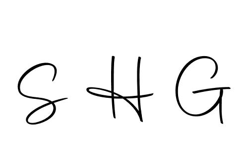 Design your own signature with our free online signature maker. With this signature software, you can create a handwritten (Autography-DOLnW) signature for name S H G. S H G signature style 10 images and pictures png