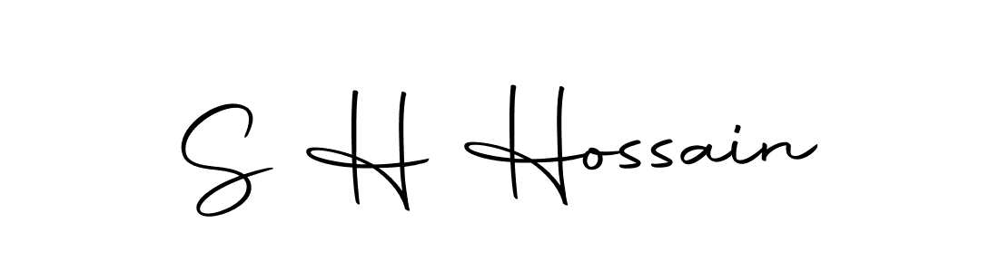 Also we have S H Hossain name is the best signature style. Create professional handwritten signature collection using Autography-DOLnW autograph style. S H Hossain signature style 10 images and pictures png
