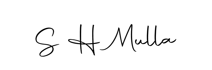 The best way (Autography-DOLnW) to make a short signature is to pick only two or three words in your name. The name S H Mulla include a total of six letters. For converting this name. S H Mulla signature style 10 images and pictures png