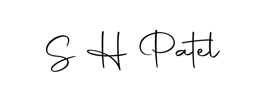 How to make S H Patel name signature. Use Autography-DOLnW style for creating short signs online. This is the latest handwritten sign. S H Patel signature style 10 images and pictures png