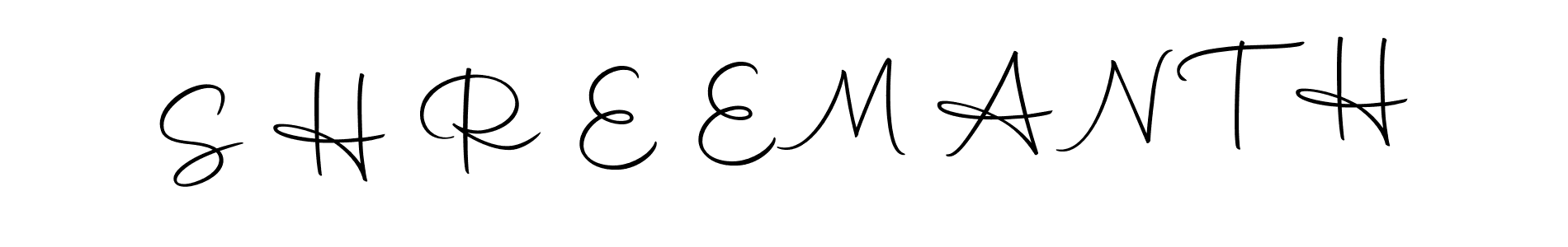 Similarly Autography-DOLnW is the best handwritten signature design. Signature creator online .You can use it as an online autograph creator for name S H R E E M A N T H. S H R E E M A N T H signature style 10 images and pictures png