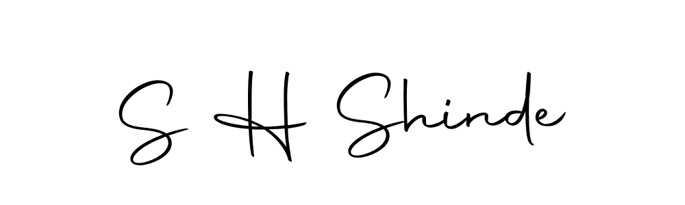 The best way (Autography-DOLnW) to make a short signature is to pick only two or three words in your name. The name S H Shinde include a total of six letters. For converting this name. S H Shinde signature style 10 images and pictures png