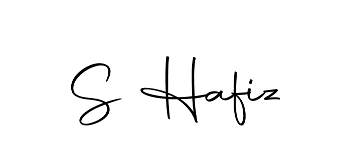 Make a beautiful signature design for name S Hafiz. With this signature (Autography-DOLnW) style, you can create a handwritten signature for free. S Hafiz signature style 10 images and pictures png