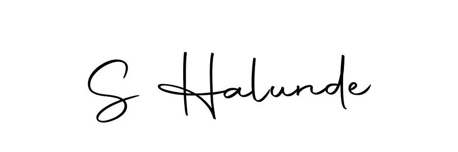 Once you've used our free online signature maker to create your best signature Autography-DOLnW style, it's time to enjoy all of the benefits that S Halunde name signing documents. S Halunde signature style 10 images and pictures png