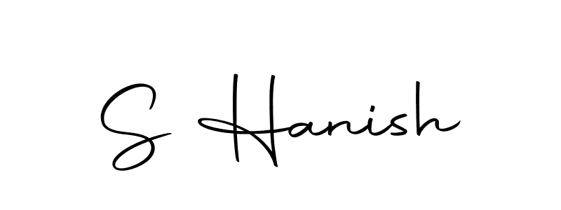 Design your own signature with our free online signature maker. With this signature software, you can create a handwritten (Autography-DOLnW) signature for name S Hanish. S Hanish signature style 10 images and pictures png