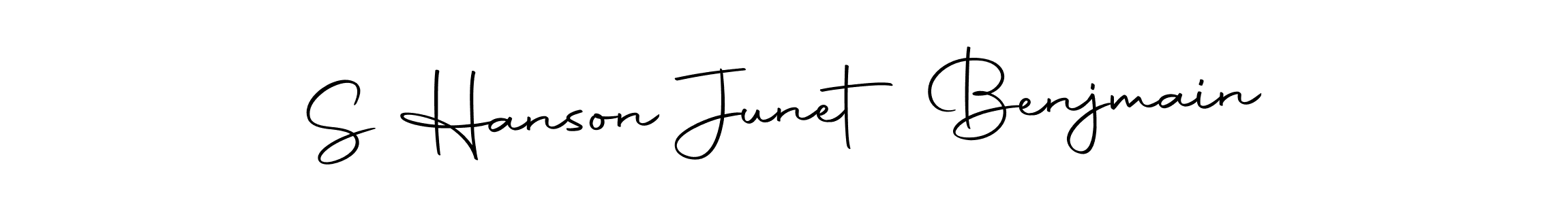 Similarly Autography-DOLnW is the best handwritten signature design. Signature creator online .You can use it as an online autograph creator for name S Hanson Junet Benjmain. S Hanson Junet Benjmain signature style 10 images and pictures png