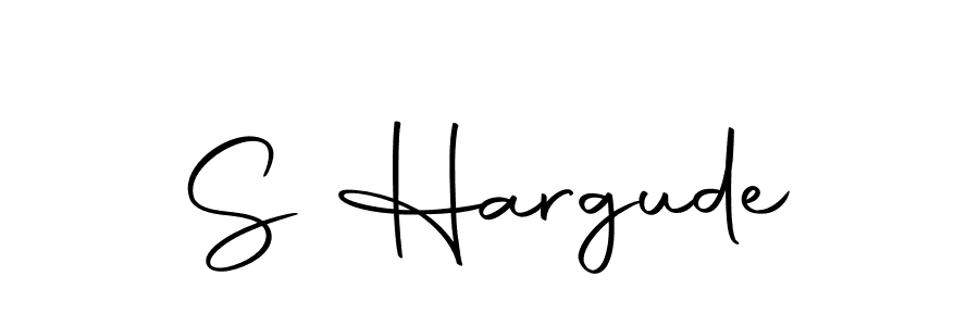 You can use this online signature creator to create a handwritten signature for the name S Hargude. This is the best online autograph maker. S Hargude signature style 10 images and pictures png