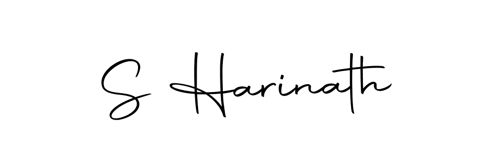 Create a beautiful signature design for name S Harinath. With this signature (Autography-DOLnW) fonts, you can make a handwritten signature for free. S Harinath signature style 10 images and pictures png