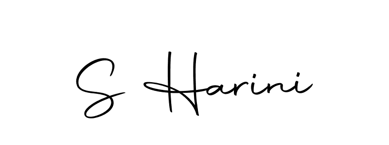 Create a beautiful signature design for name S Harini. With this signature (Autography-DOLnW) fonts, you can make a handwritten signature for free. S Harini signature style 10 images and pictures png