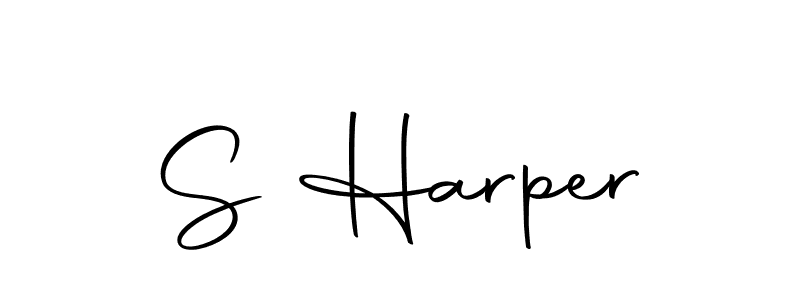 Create a beautiful signature design for name S Harper. With this signature (Autography-DOLnW) fonts, you can make a handwritten signature for free. S Harper signature style 10 images and pictures png