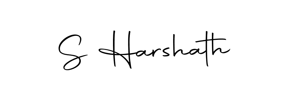 How to make S Harshath signature? Autography-DOLnW is a professional autograph style. Create handwritten signature for S Harshath name. S Harshath signature style 10 images and pictures png