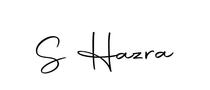 Create a beautiful signature design for name S Hazra. With this signature (Autography-DOLnW) fonts, you can make a handwritten signature for free. S Hazra signature style 10 images and pictures png