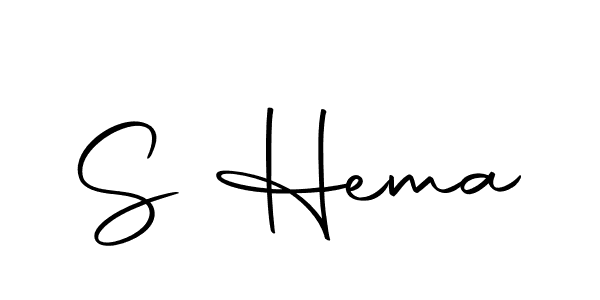 How to make S Hema signature? Autography-DOLnW is a professional autograph style. Create handwritten signature for S Hema name. S Hema signature style 10 images and pictures png