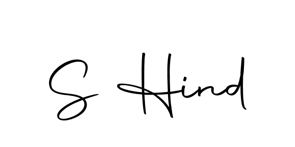 Make a beautiful signature design for name S Hind. With this signature (Autography-DOLnW) style, you can create a handwritten signature for free. S Hind signature style 10 images and pictures png