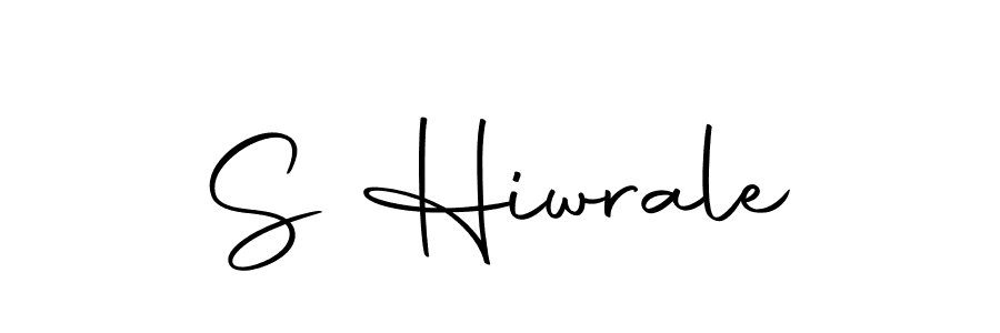 Create a beautiful signature design for name S Hiwrale. With this signature (Autography-DOLnW) fonts, you can make a handwritten signature for free. S Hiwrale signature style 10 images and pictures png