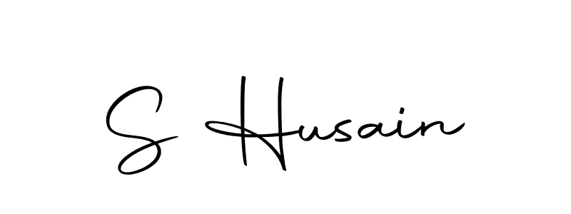This is the best signature style for the S Husain name. Also you like these signature font (Autography-DOLnW). Mix name signature. S Husain signature style 10 images and pictures png