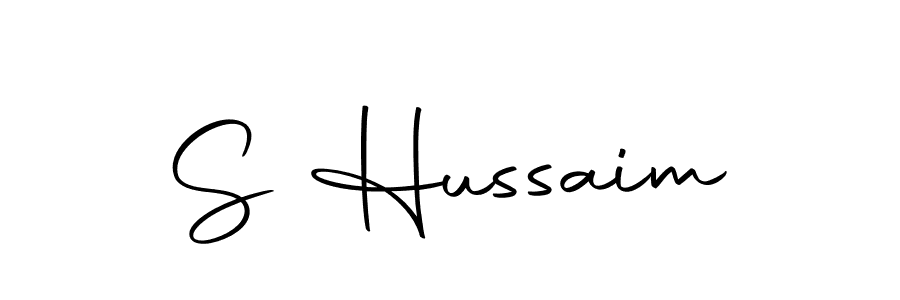 The best way (Autography-DOLnW) to make a short signature is to pick only two or three words in your name. The name S Hussaim include a total of six letters. For converting this name. S Hussaim signature style 10 images and pictures png