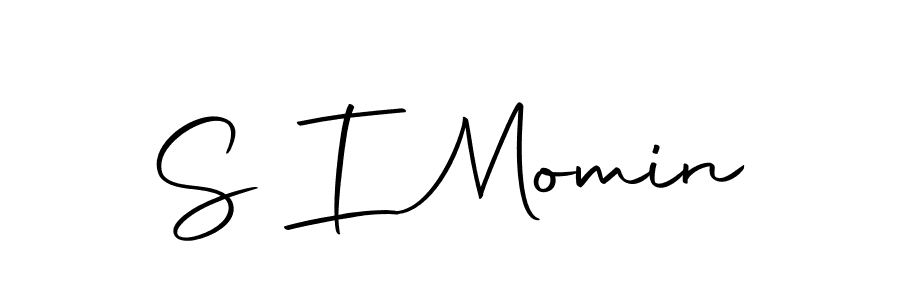 Make a beautiful signature design for name S I Momin. With this signature (Autography-DOLnW) style, you can create a handwritten signature for free. S I Momin signature style 10 images and pictures png