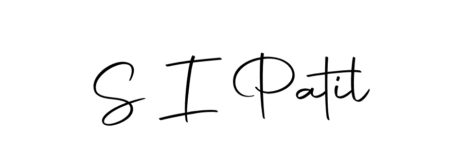 How to make S I Patil name signature. Use Autography-DOLnW style for creating short signs online. This is the latest handwritten sign. S I Patil signature style 10 images and pictures png