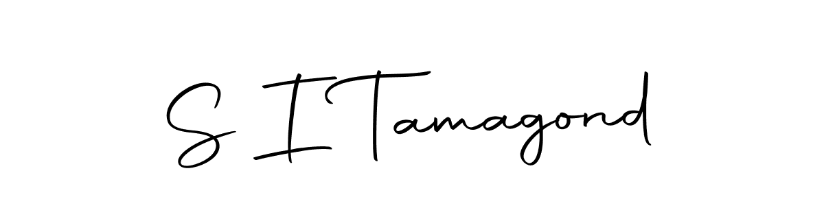 Create a beautiful signature design for name S I Tamagond. With this signature (Autography-DOLnW) fonts, you can make a handwritten signature for free. S I Tamagond signature style 10 images and pictures png