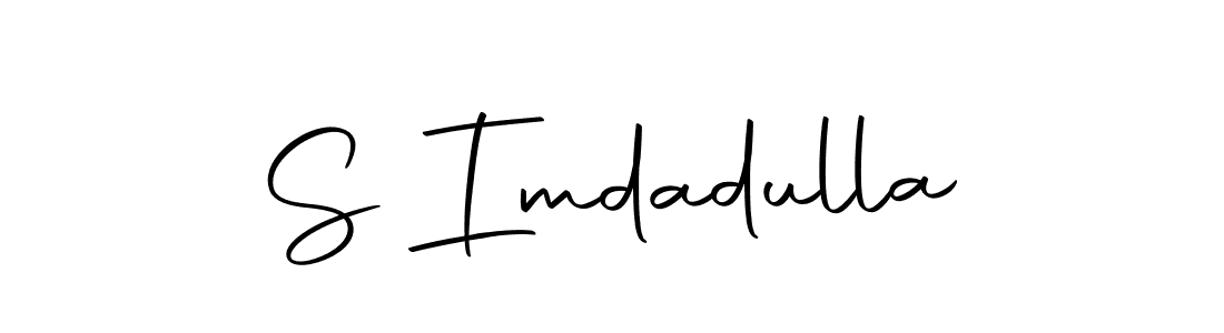 Design your own signature with our free online signature maker. With this signature software, you can create a handwritten (Autography-DOLnW) signature for name S Imdadulla. S Imdadulla signature style 10 images and pictures png