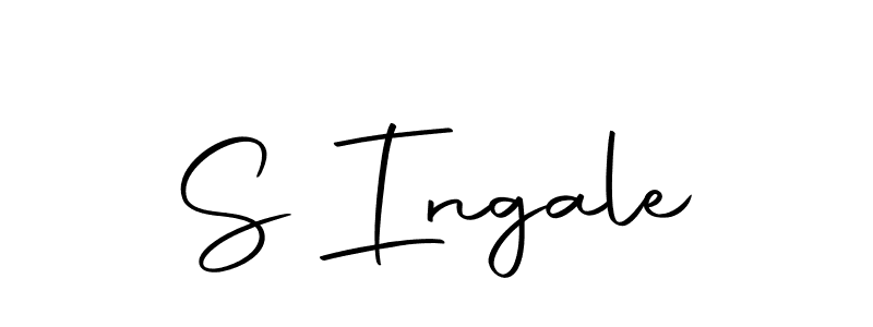 The best way (Autography-DOLnW) to make a short signature is to pick only two or three words in your name. The name S Ingale include a total of six letters. For converting this name. S Ingale signature style 10 images and pictures png