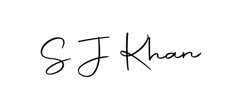 The best way (Autography-DOLnW) to make a short signature is to pick only two or three words in your name. The name S J Khan include a total of six letters. For converting this name. S J Khan signature style 10 images and pictures png