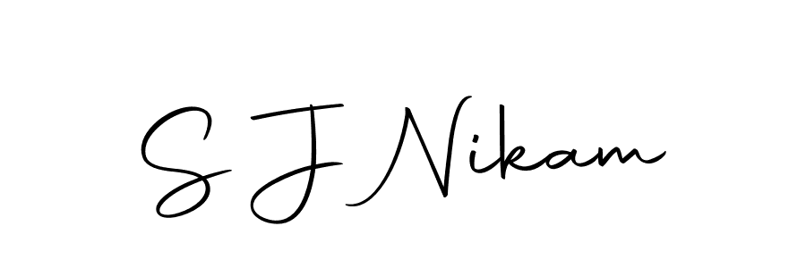 Design your own signature with our free online signature maker. With this signature software, you can create a handwritten (Autography-DOLnW) signature for name S J Nikam. S J Nikam signature style 10 images and pictures png