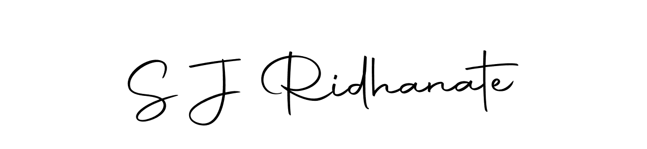 Also we have S J Ridhanate name is the best signature style. Create professional handwritten signature collection using Autography-DOLnW autograph style. S J Ridhanate signature style 10 images and pictures png