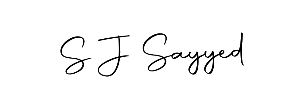 How to make S J Sayyed signature? Autography-DOLnW is a professional autograph style. Create handwritten signature for S J Sayyed name. S J Sayyed signature style 10 images and pictures png