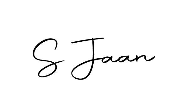 Also we have S Jaan name is the best signature style. Create professional handwritten signature collection using Autography-DOLnW autograph style. S Jaan signature style 10 images and pictures png