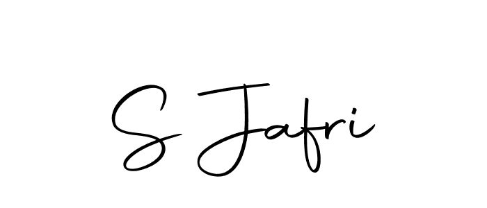 How to make S Jafri signature? Autography-DOLnW is a professional autograph style. Create handwritten signature for S Jafri name. S Jafri signature style 10 images and pictures png