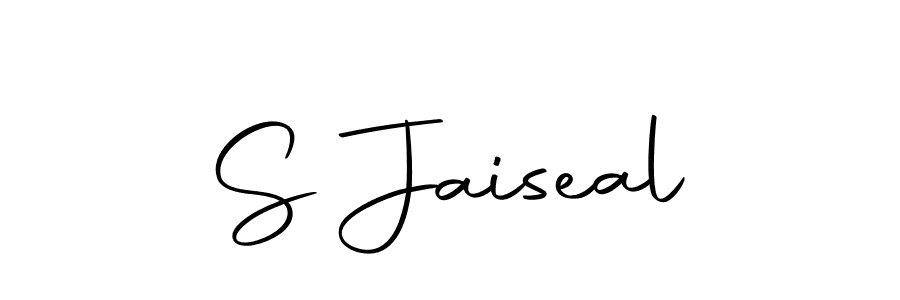 You should practise on your own different ways (Autography-DOLnW) to write your name (S Jaiseal) in signature. don't let someone else do it for you. S Jaiseal signature style 10 images and pictures png