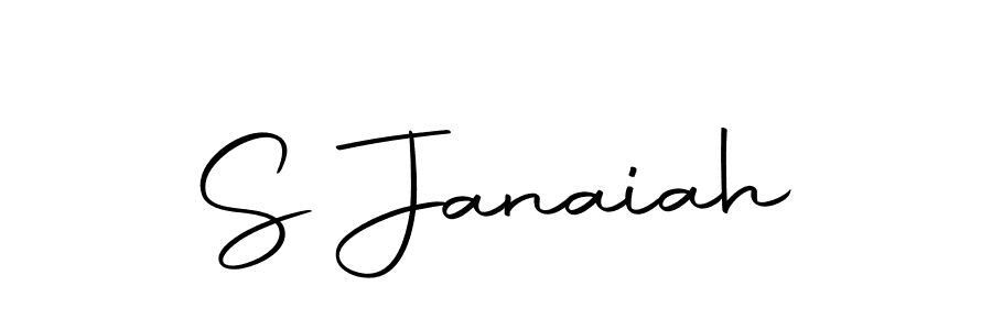 How to make S Janaiah name signature. Use Autography-DOLnW style for creating short signs online. This is the latest handwritten sign. S Janaiah signature style 10 images and pictures png