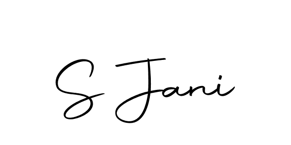 Also we have S Jani name is the best signature style. Create professional handwritten signature collection using Autography-DOLnW autograph style. S Jani signature style 10 images and pictures png