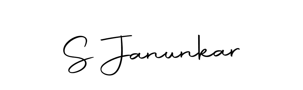 Autography-DOLnW is a professional signature style that is perfect for those who want to add a touch of class to their signature. It is also a great choice for those who want to make their signature more unique. Get S Janunkar name to fancy signature for free. S Janunkar signature style 10 images and pictures png