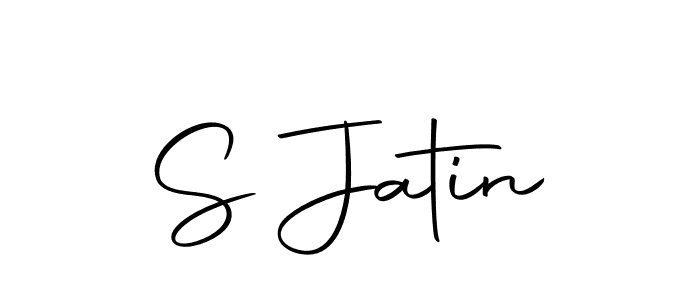 S Jatin stylish signature style. Best Handwritten Sign (Autography-DOLnW) for my name. Handwritten Signature Collection Ideas for my name S Jatin. S Jatin signature style 10 images and pictures png