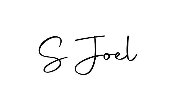 Create a beautiful signature design for name S Joel. With this signature (Autography-DOLnW) fonts, you can make a handwritten signature for free. S Joel signature style 10 images and pictures png