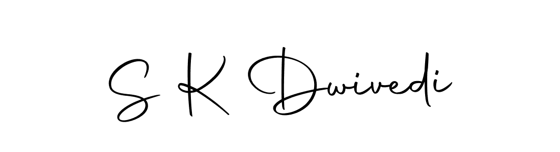 Create a beautiful signature design for name S K Dwivedi. With this signature (Autography-DOLnW) fonts, you can make a handwritten signature for free. S K Dwivedi signature style 10 images and pictures png